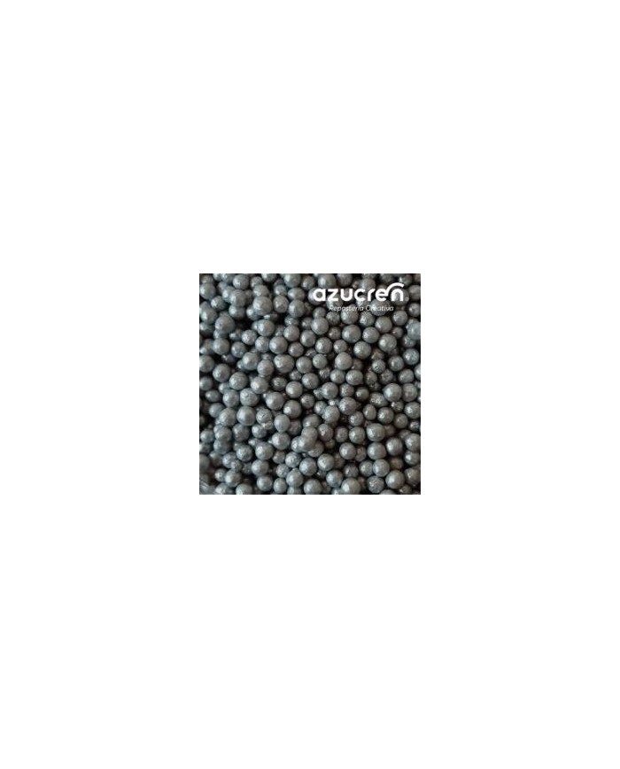 AZ01144 - PEROLA AÇÚCAR PRATA 4 MM (900 GR)