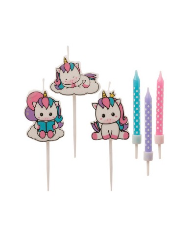 345408 - MIX VELAS UNICORNIO