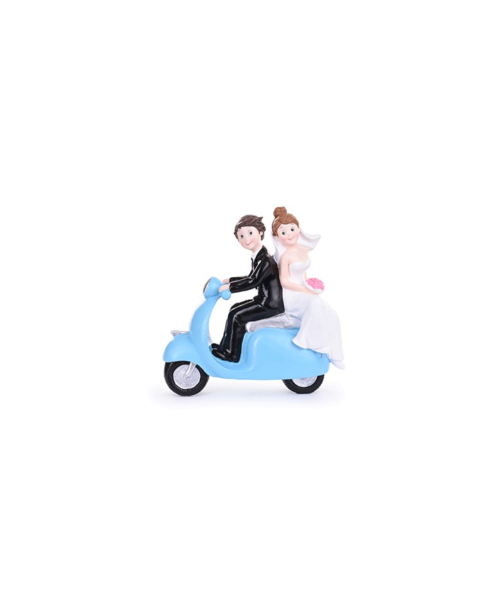 NOIVOS EM VESPA AZUL  REF.28481