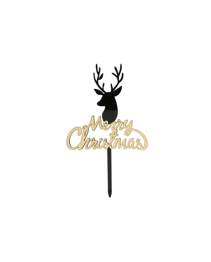 TOPPER MERRY CHRISTMAS 16,5X10CM - 354116