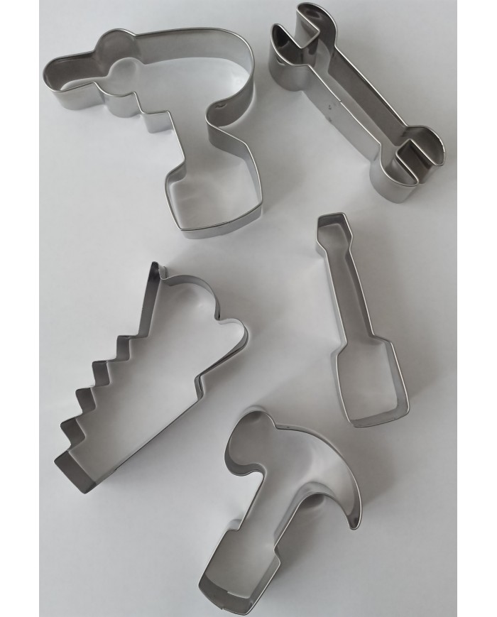 CORTADORES FERRAMENTAS 8 CM (CONJ. 5 PEÇAS)