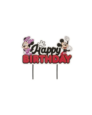 359011 - CAKE TOPPER MICKEY & MINNIE 17,5X15CM