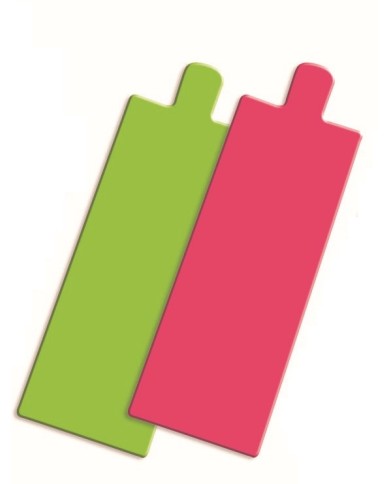 MINI BASES 13X4.5 ROSA /VERDE C/200 - MF15587