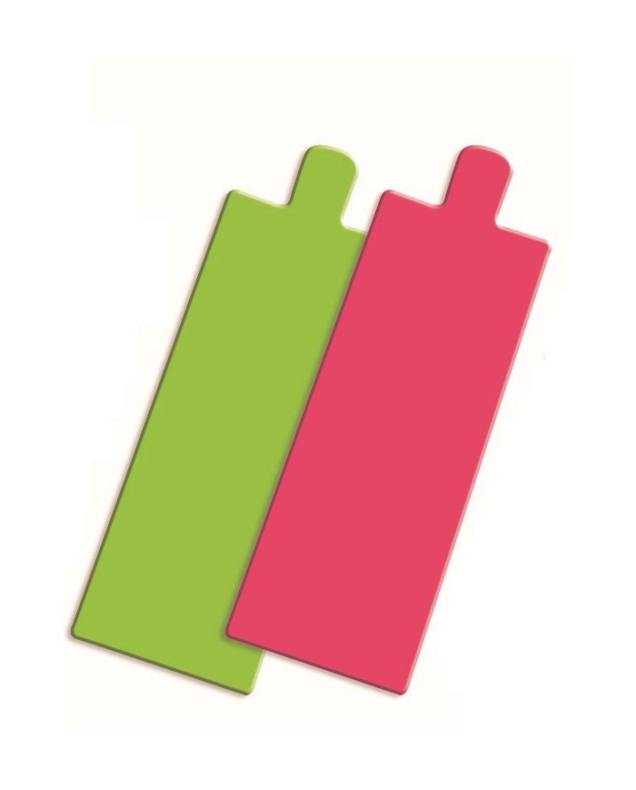 MINI BASES 13X4.5 ROSA /VERDE C/200 - MF15587