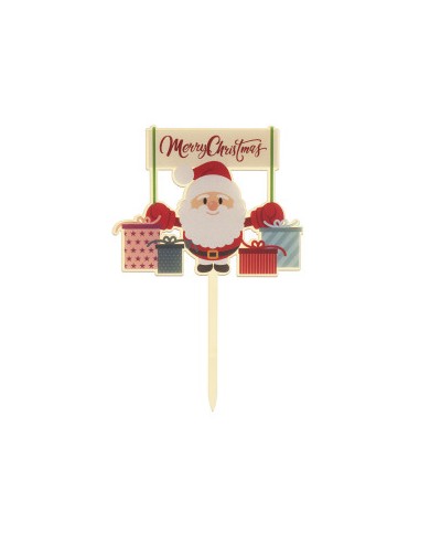 Cake Topper Pai Natal 16x10,5 cm - 354135