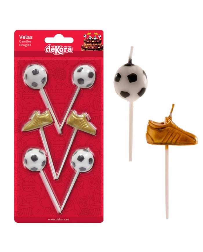 345335 - VELA CHUTEIRA+BOLA 6UN