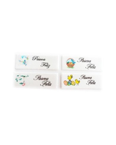 PLACAS OBREIA - PASCOA FELIZ C/50