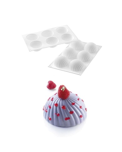 MOL36185 - MOLDE SILICONE PERFUME Ø 75MM (37,5MMX108ML - 6 PCS)