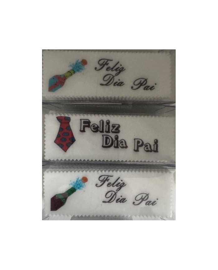 PLACAS OBREIA "FELIZ DIA DO PAI" C/50