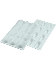 MF11219 - MOLDE SILIKOMART OVAL 12 ALMOFADAS