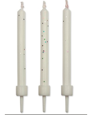 CA026 - VELAS BRANCAS C/BRILHANTES