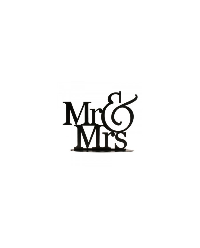 305071 - BODA METAL "MR&MRS" PRETO
