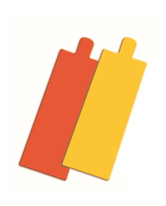MINI BASES 13X4,5 LARANJA/AMARELO C/200 - MF15588