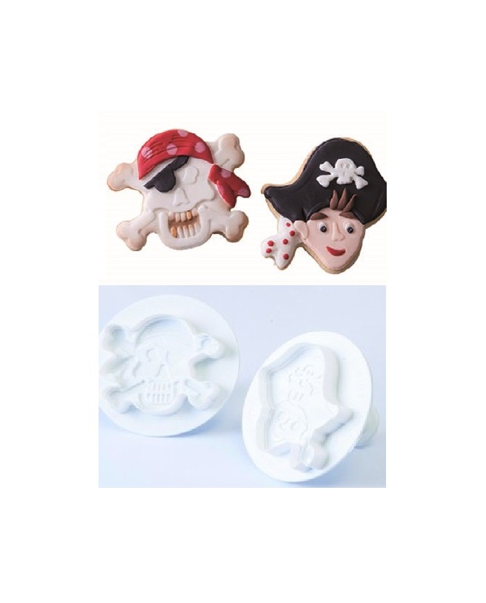 40-WB101 - CORTADOR PIRATA + CAVEIRA 2 PCS