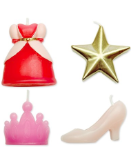 CA026 - VELAS BRANCAS C/BRILHANTES