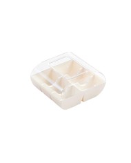 MF15123 - CX BRANCA PARA 6 MACARONS