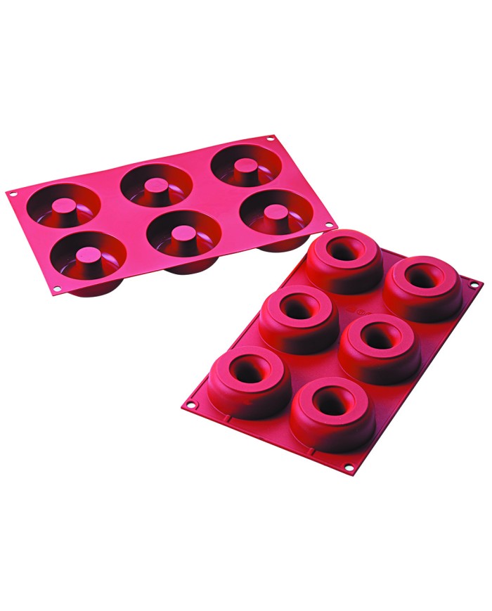 MF11089/528361 - MOLDE SILICONE P/6 DONUTS