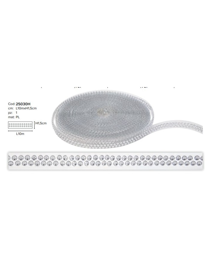 FITA STRASS H1,5X10M - 25030H