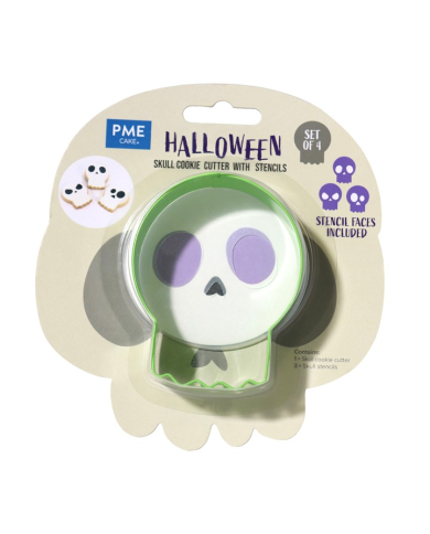HW24CCC056 - CORTADOR BISCOITOS HALLOWEEN - CAVEIRA