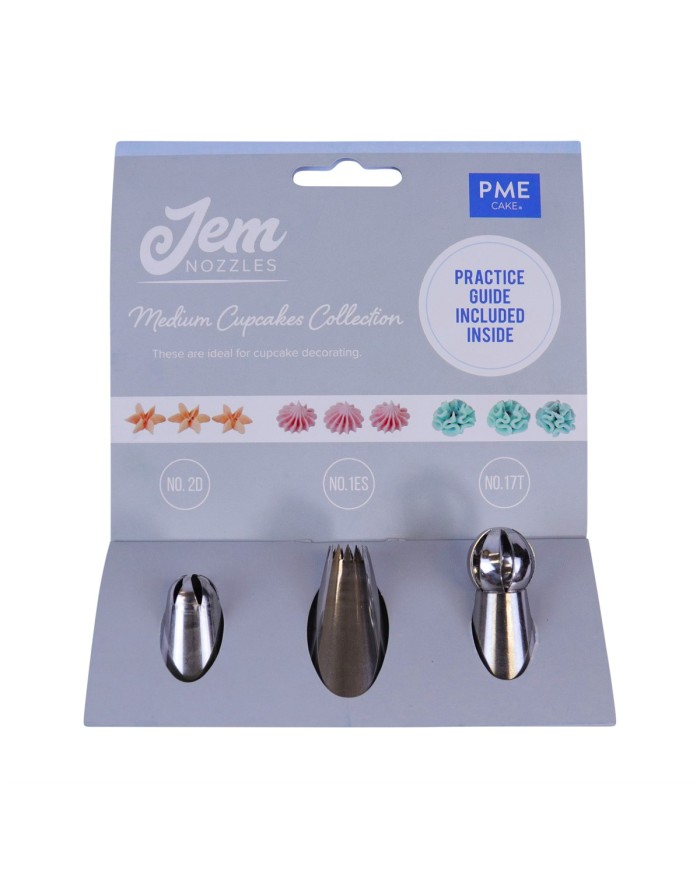NZ1010 - BICOS JEM CONJ 3 - CUPCAKES MÉDIOS