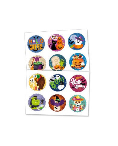 236030 - MINI DISCOS COMESTIVEIS HALLOWEEN