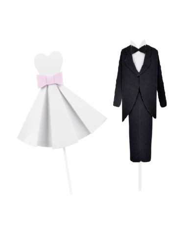 28523 - TOPER CASAMENTO KIT 2UN