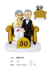 NO0127 - NOIVOS C/ MENINO E MENINA 18CM