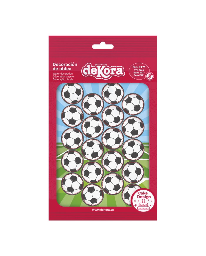 145102 - MINI DISCOS OBREIA BOLAS DE FUTEBOL BLISTER  (CX 6 UNID)