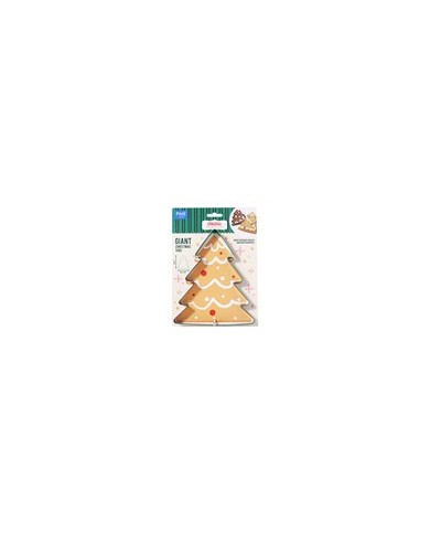 CH24CCC115- CORTADOR DE  BOLACHA ARVORE NATAL 18CM