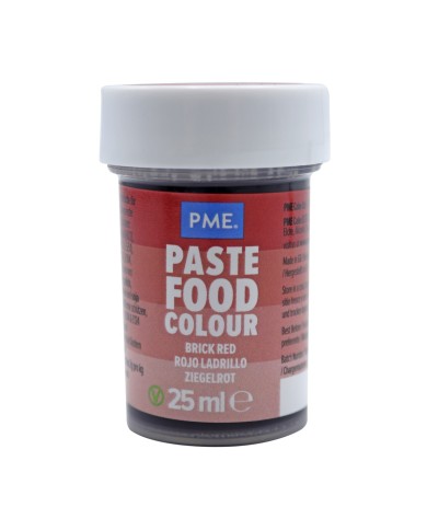 PC1059 - CORANTE PASTA 25 GR VERMELHO TIJOLO
