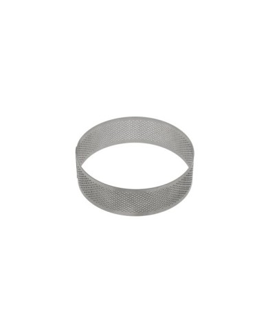 MF06578 - MOLDE PERFURADO DE AÇO INOXIDÁVEL 10 X 3,5 CM