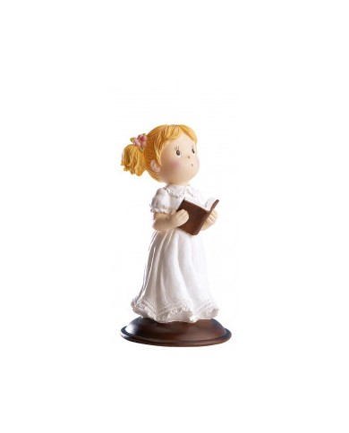 315082 - MENINA COMUNHÃO C/BIBLIA 13,5CM