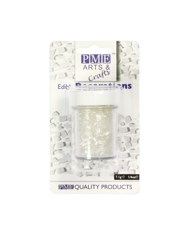 GF147 - LAMINAS PORPORINA BRANCA 7 G