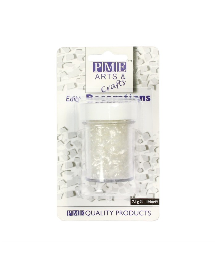 GF147 - LAMINAS PORPORINA BRANCA 7 G