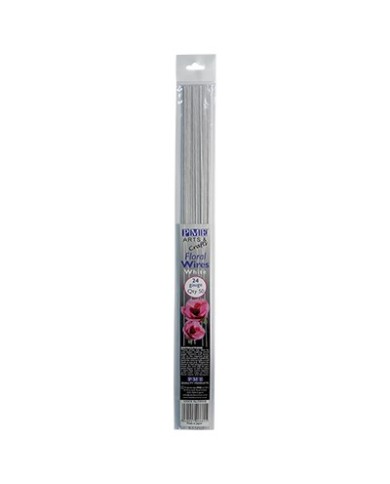 FW124 -  ARAME DE FLORES BRANCO 24 MM