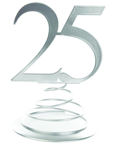 MF45206 - DECORAÇÃO METAL 25 ANOS