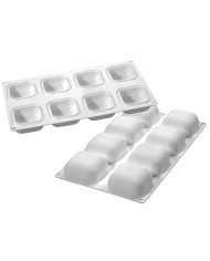 MF11194 - MOLDE SILIKOMART OVAL 8 ALMOFADAS
