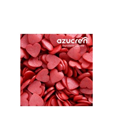 AZ01379 - CORAÇÕES EM AÇÚCAR VERMELHO (700GR)