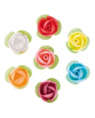 Rosas sortidas com folhas - 126132