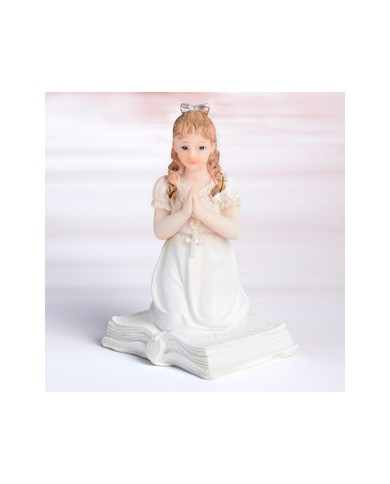 MENINA REZANDO C/BIBLIA REF.27171B