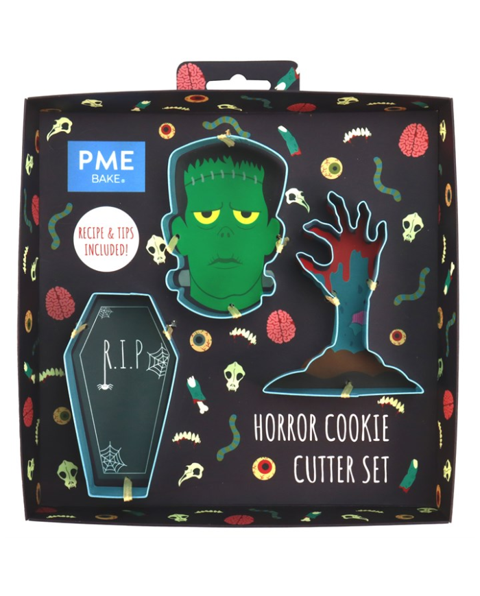 SCB706 - CORTADOR BISCOITOS HALLOWEEN TERROR (CONJ 3)