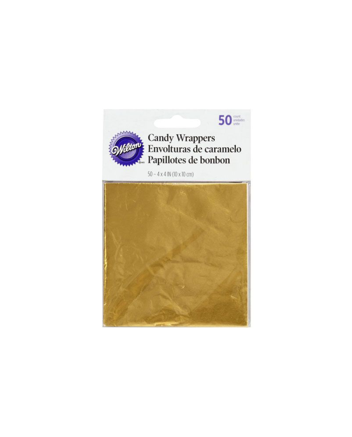 DE47565 - 50 FOLHAS METÁLICAS DOURADAS 10X10