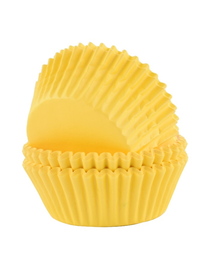 CÁPSULAS P/CUPCAKES AMARELAS (60UN) - BC603