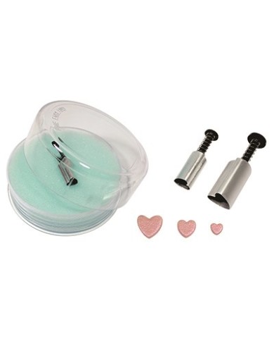 MH150 - CORTANTE ALUMINIO CORAÇÃO - SET 3 UN