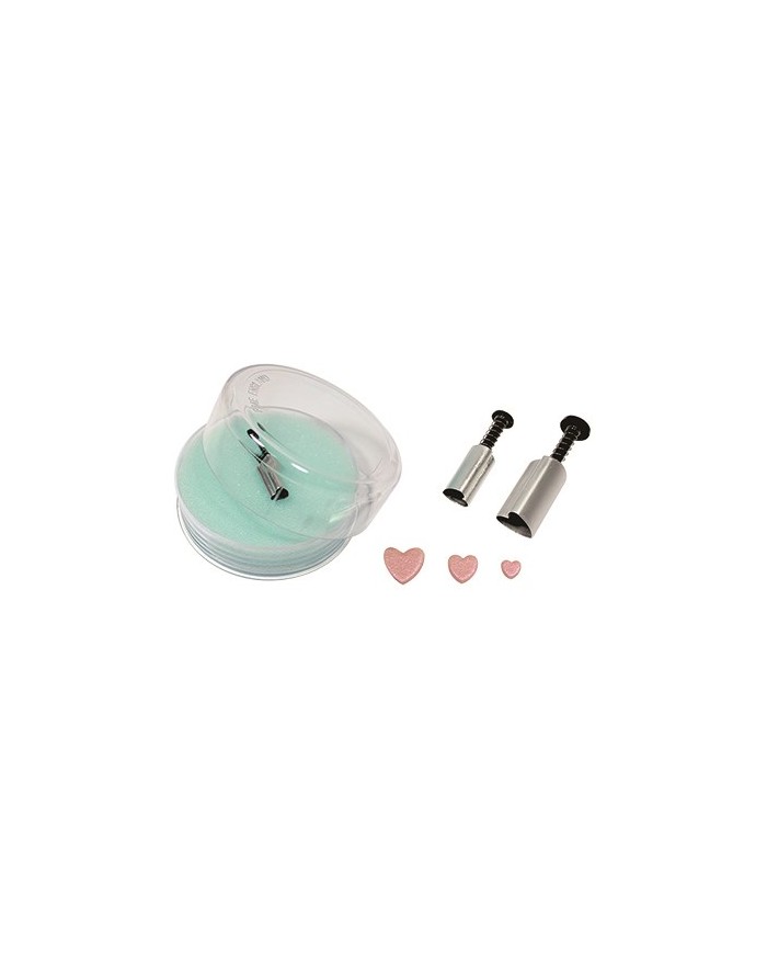 MH150 - CORTANTE ALUMINIO CORAÇÃO - SET 3 UN