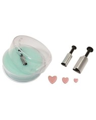 MH150 - CORTANTE ALUMINIO CORAÇÃO - SET 3 UN