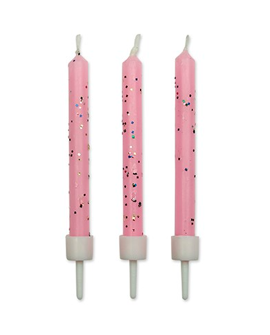 CA024 - VELAS ROSA C/ BRILHANTES