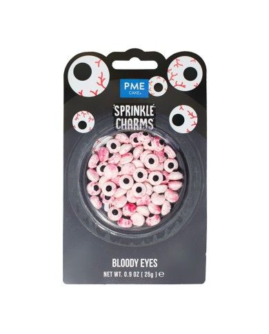 HW25SKB002 - SPRINKLES HALLOWEEN OLHOS SANGRENTOS 25GR