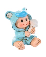 BONECO BATIZADO MENINA C/CÃO - 310121