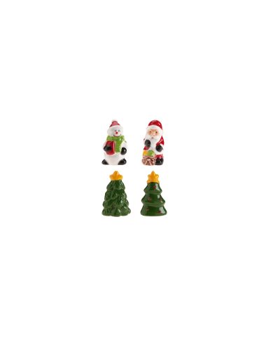 321035 - FIGURAS EM CERAMICA SORTIDAS NATAL 3-3,5CM (50 UNID)